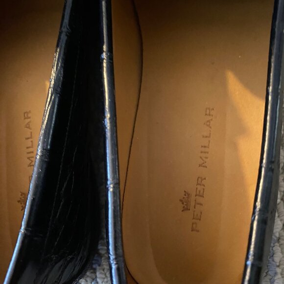 Peter Millar black driver shoes with horsebit - Picture 5 of 5